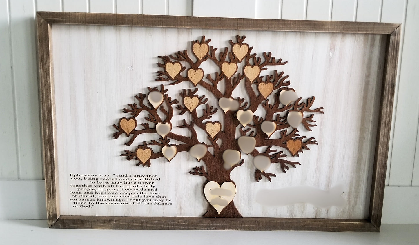 Personalized Family Tree Sign