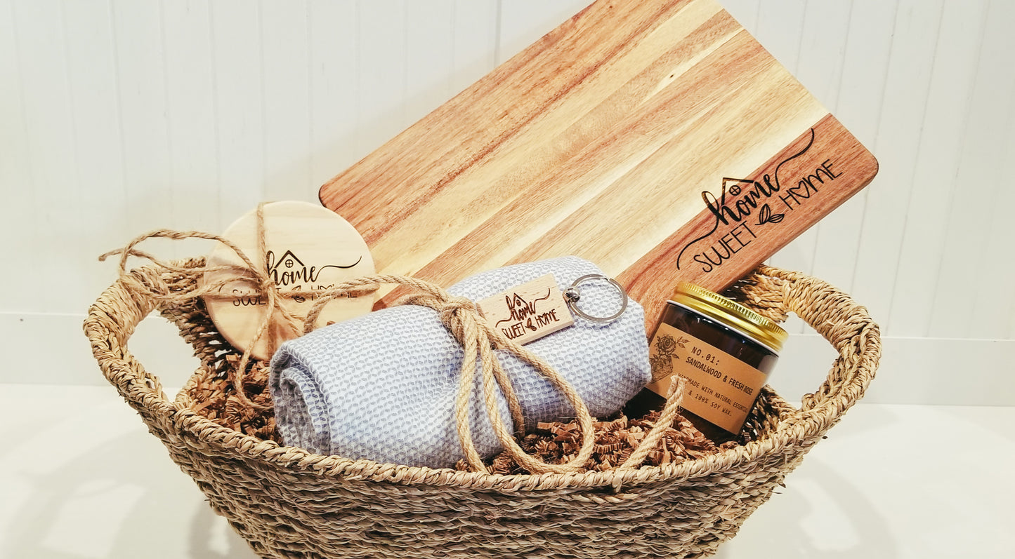 Option # 6 Gift Basket, Realtor Closing Gift Basket for New Home Owner, Gift for Home Buyer, Gift for Home Seller, Gift from Realtor